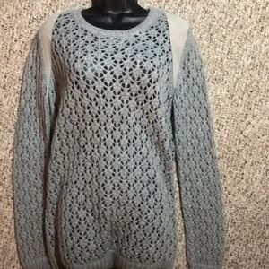 7 For All Mankind crochet sweater